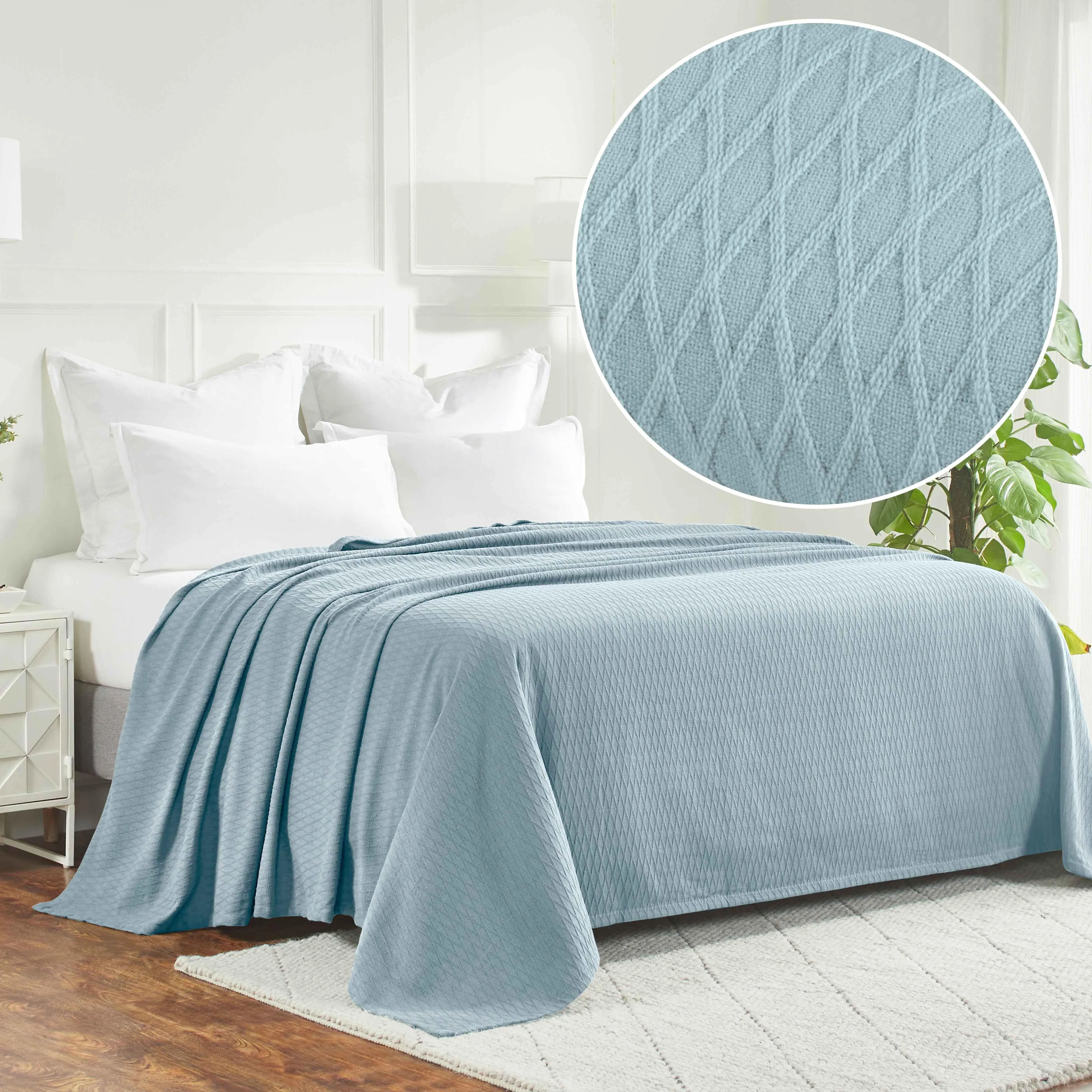 Diamond All-Season Cotton Blanket