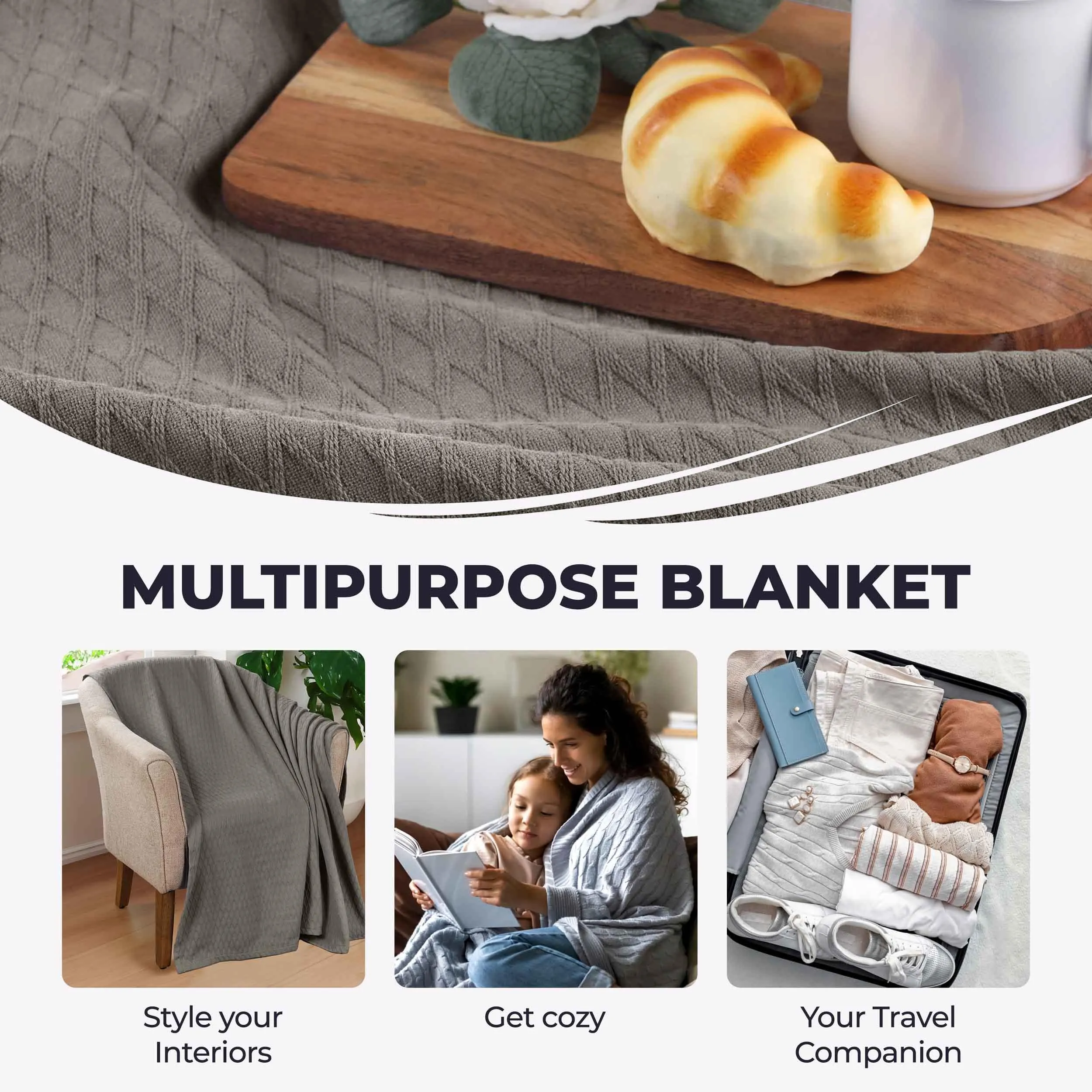 Diamond All-Season Cotton Blanket
