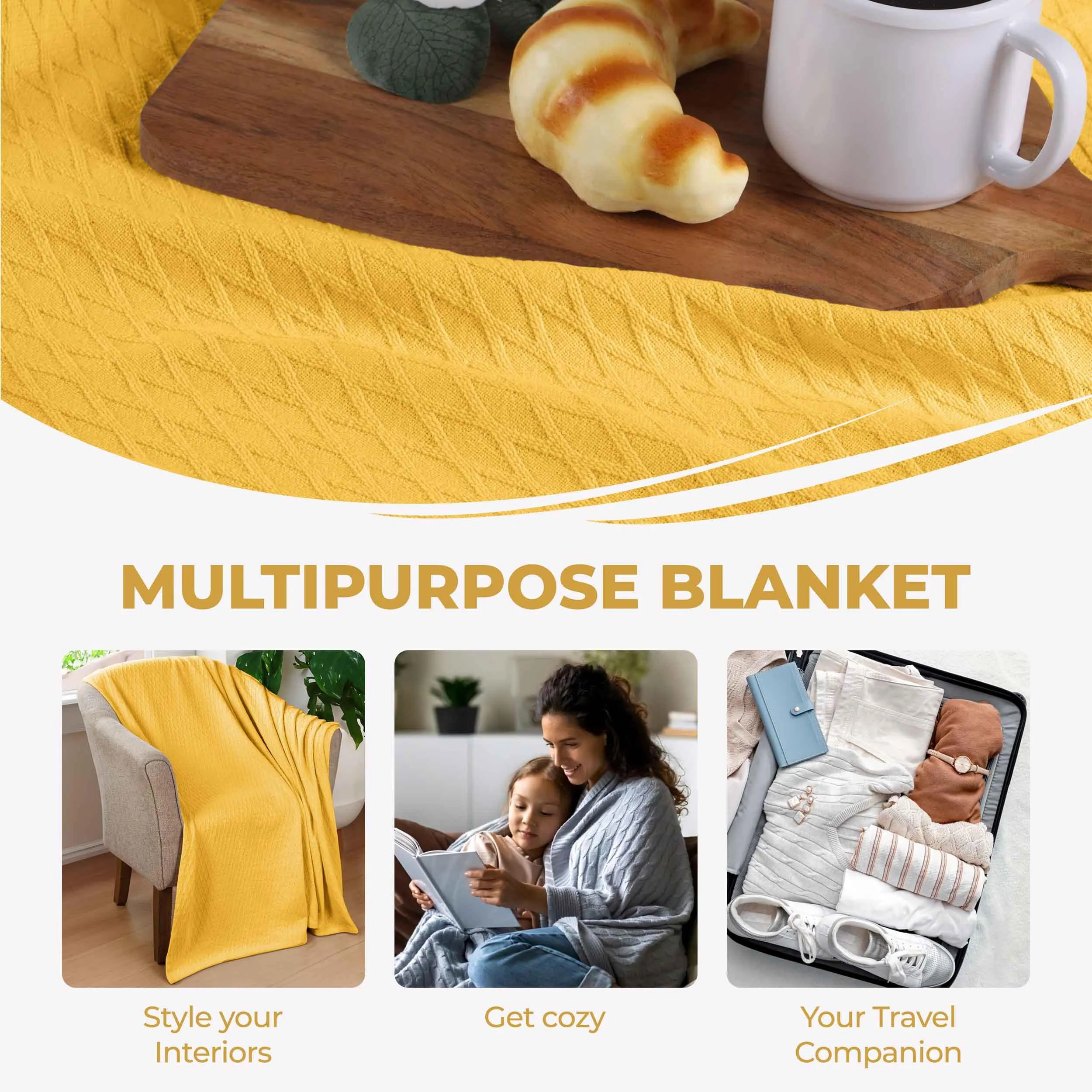 Diamond All-Season Cotton Blanket