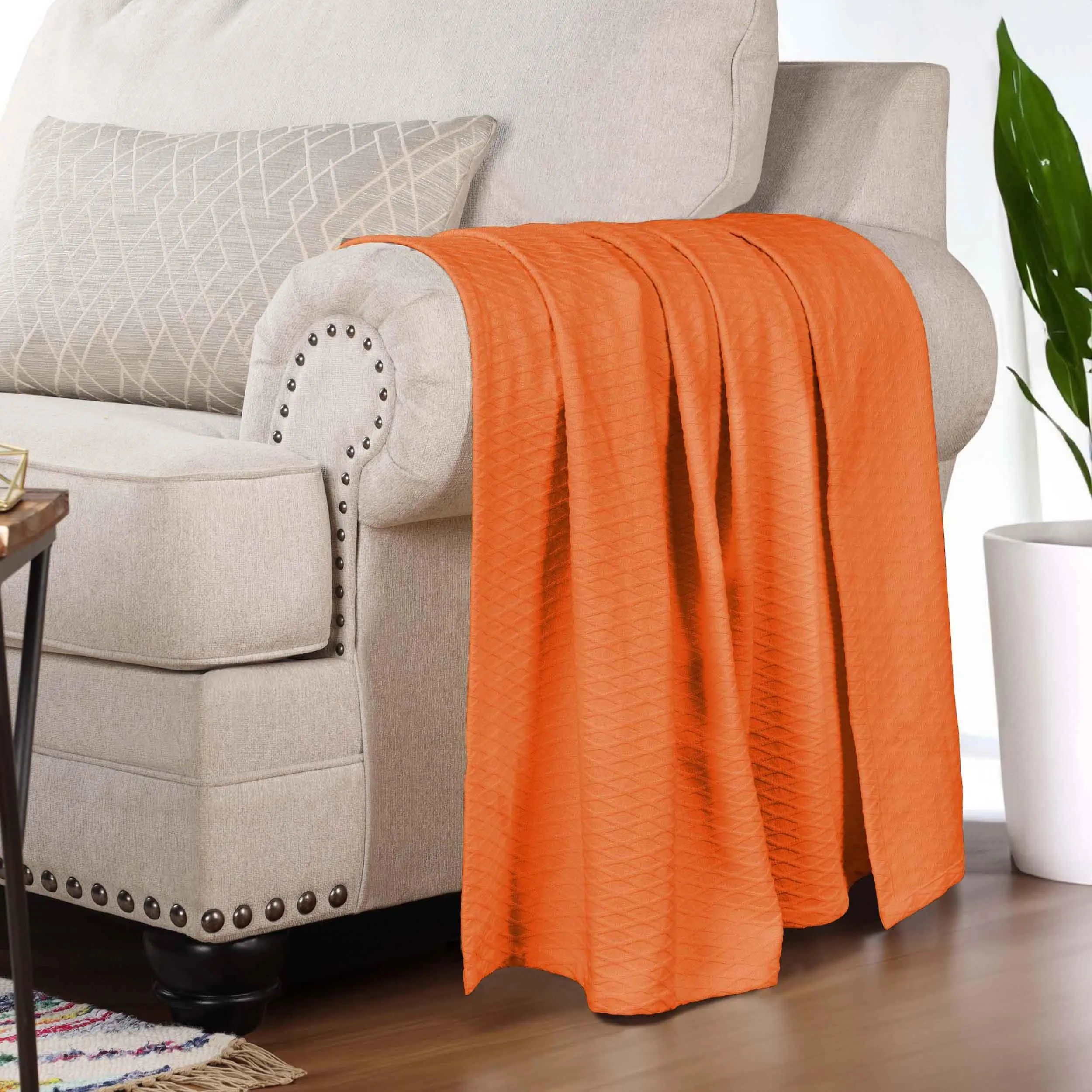 Diamond All-Season Cotton Blanket