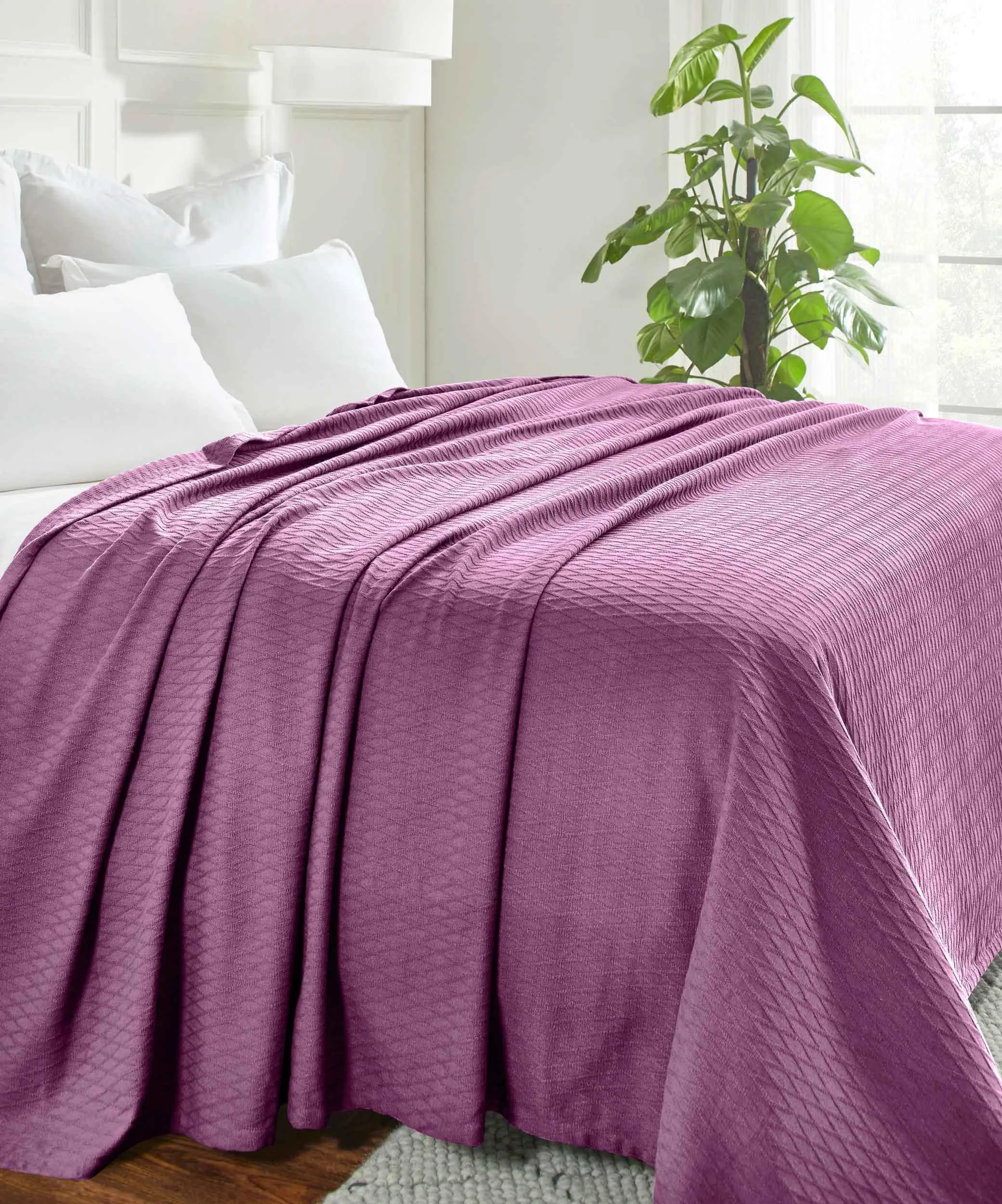 Diamond All-Season Cotton Blanket