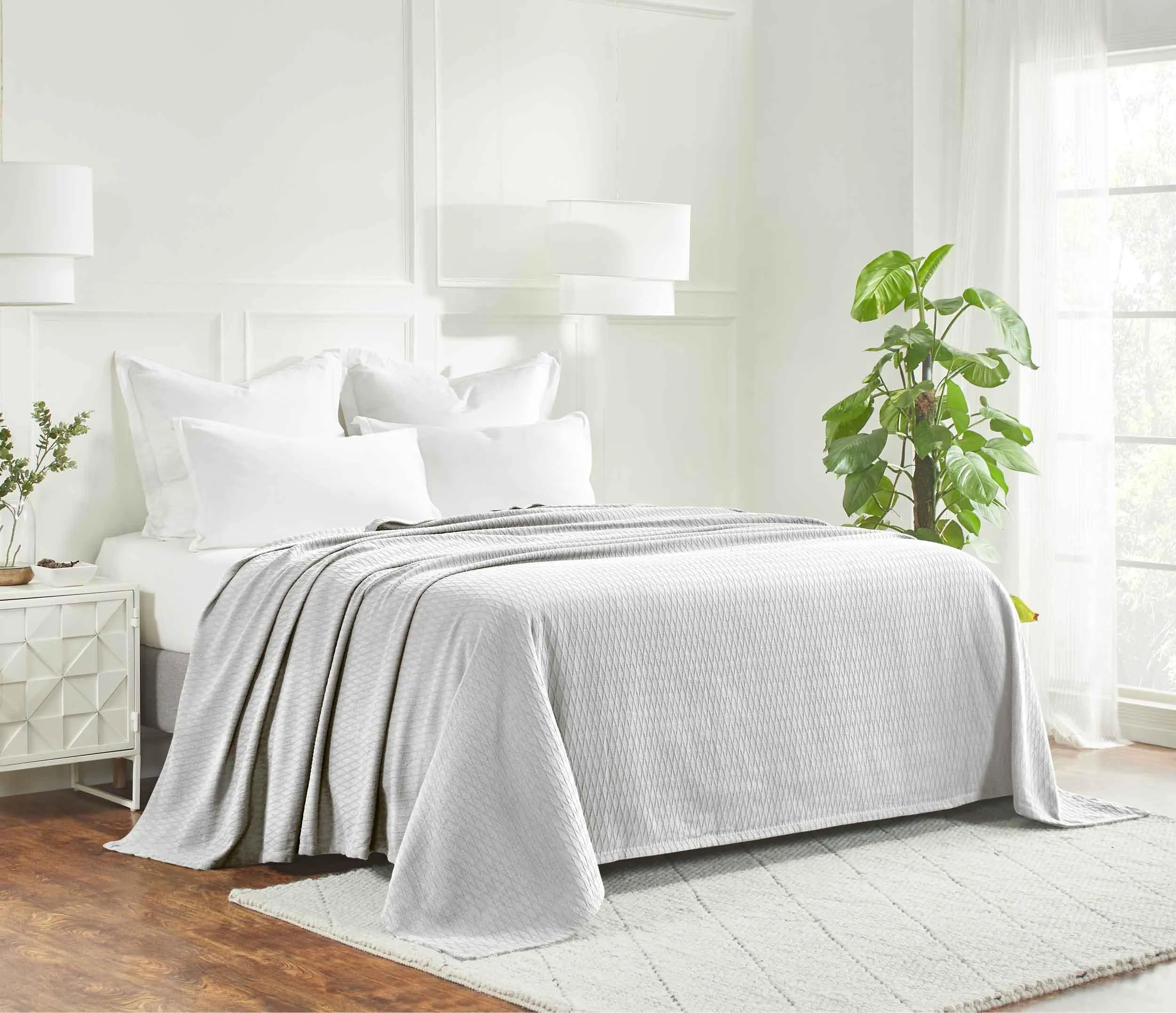 Diamond All-Season Cotton Blanket
