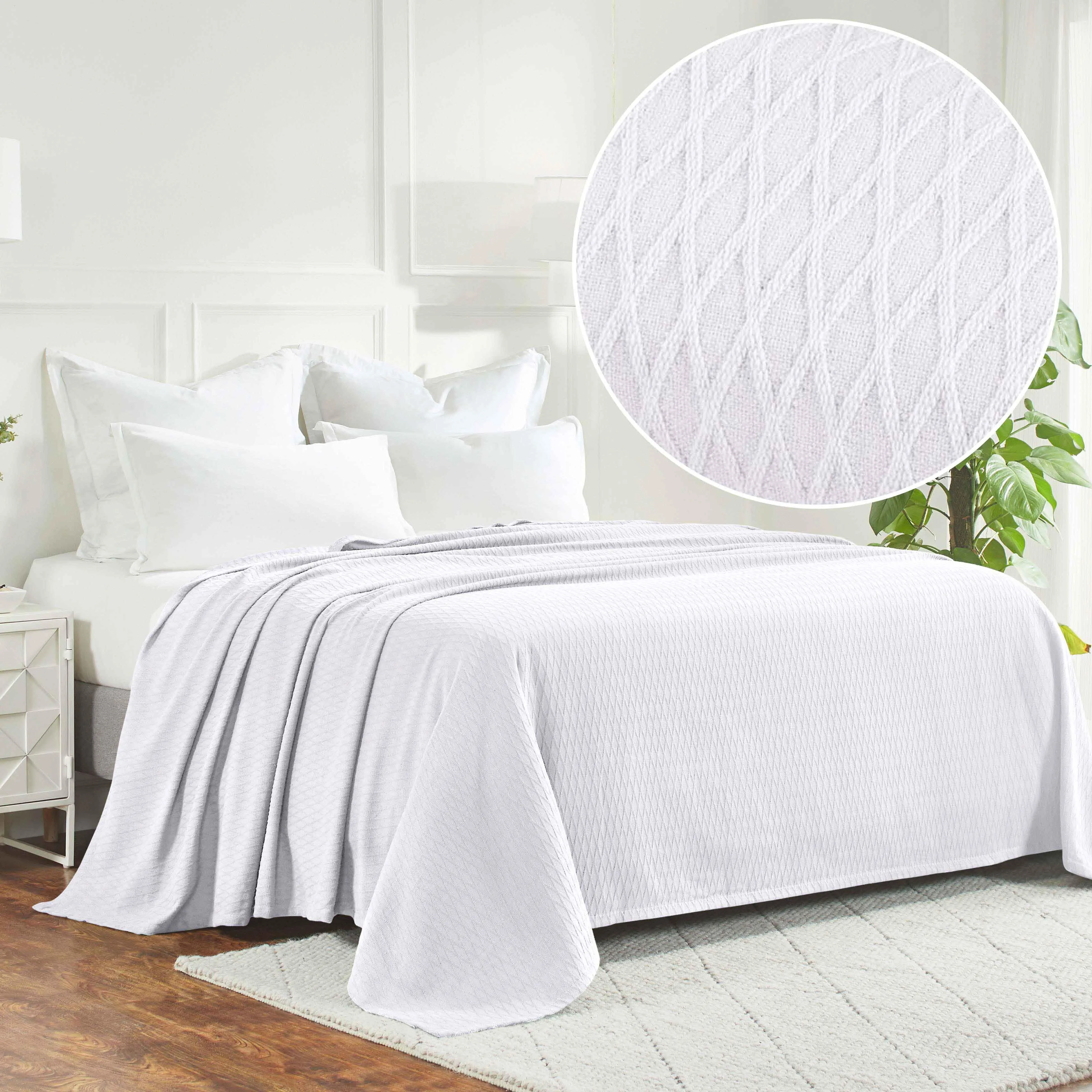 Diamond All-Season Cotton Blanket