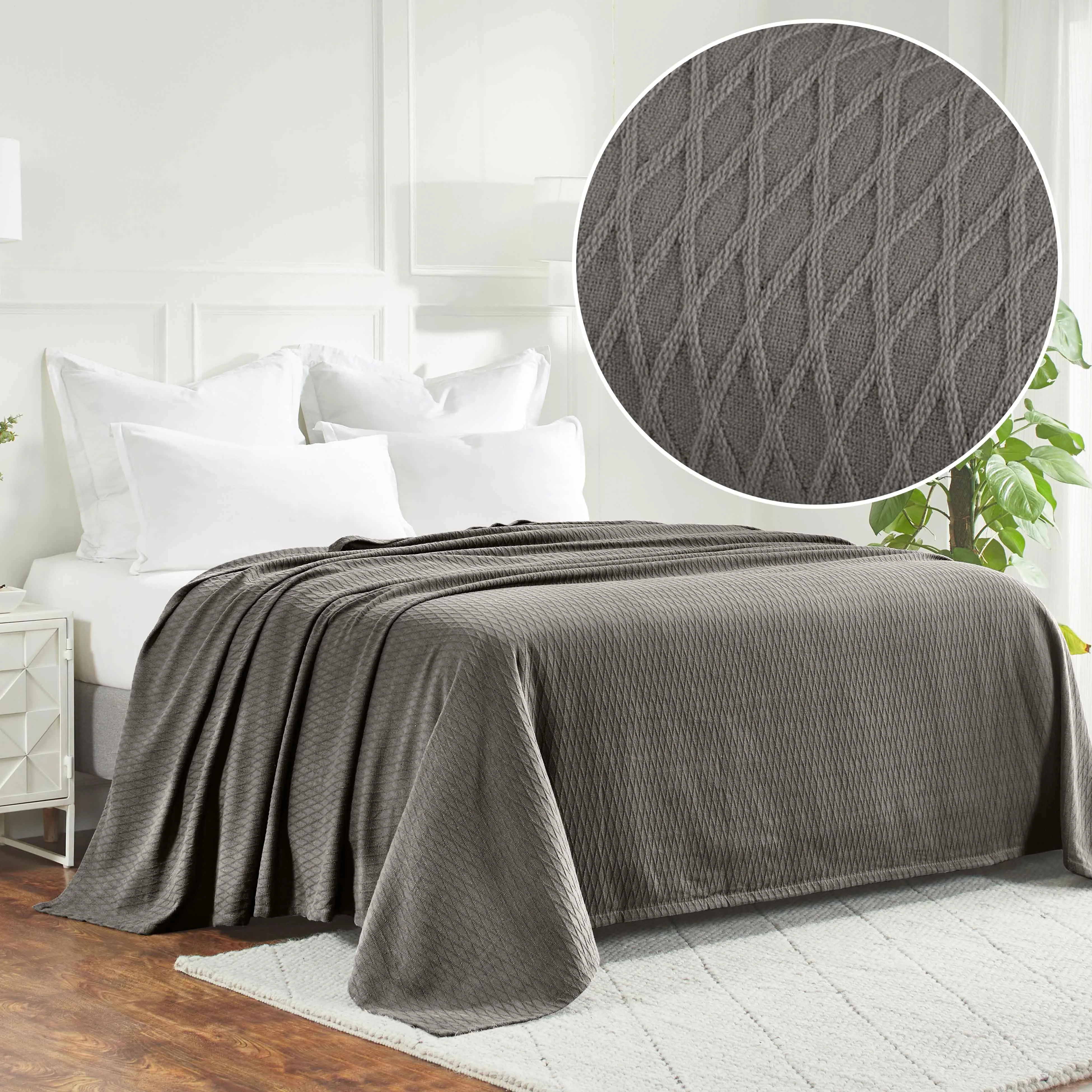 Diamond All-Season Cotton Blanket