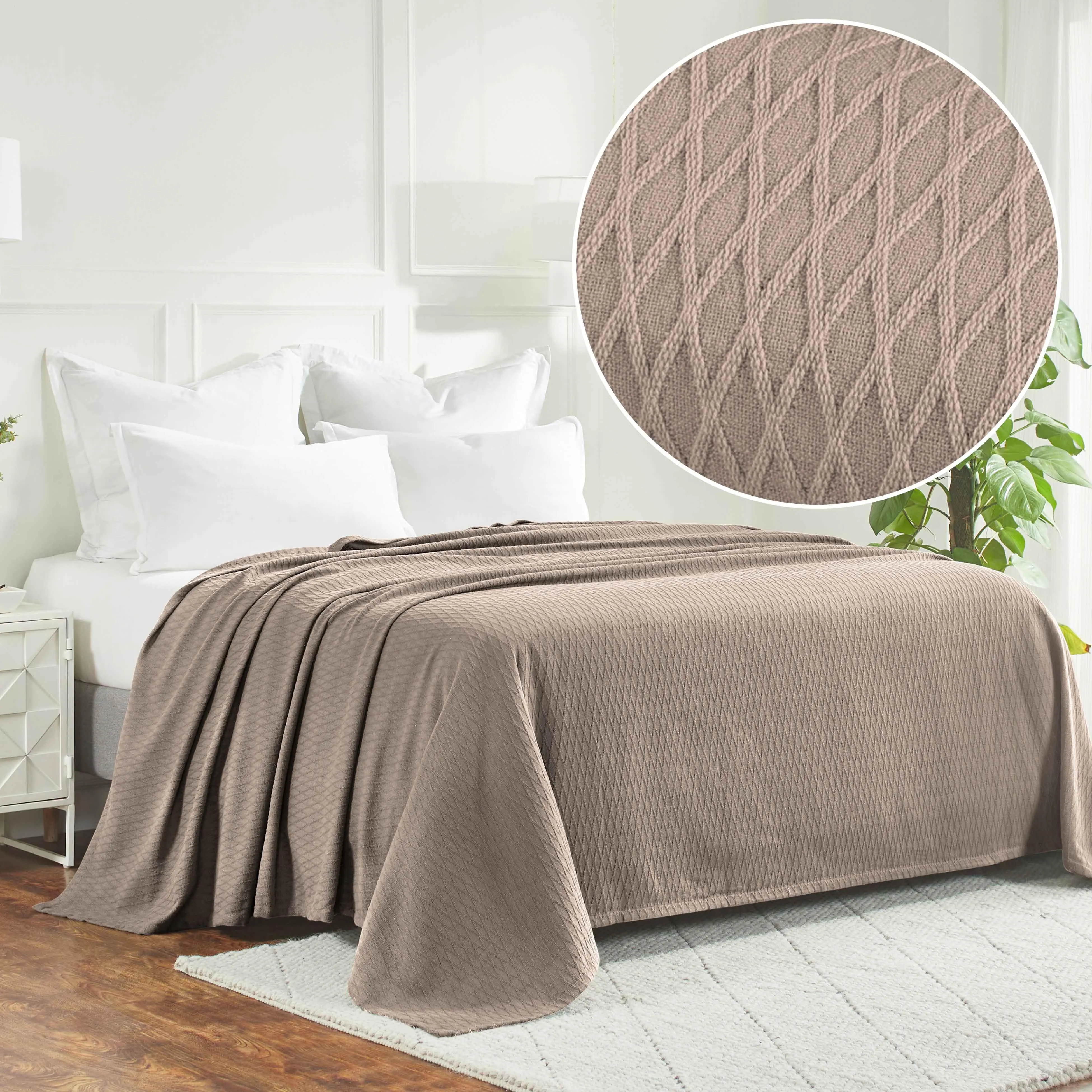 Diamond All-Season Cotton Blanket