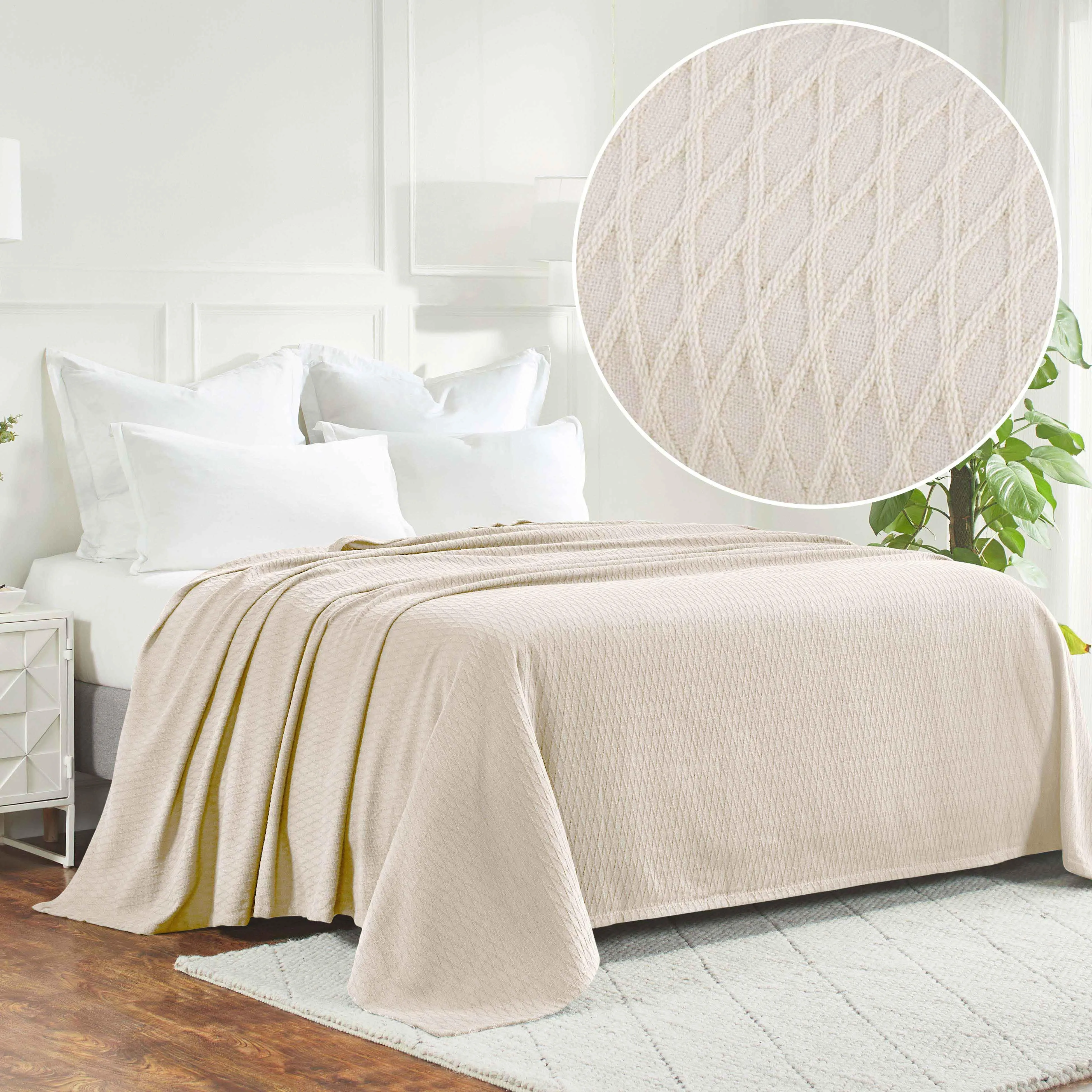 Diamond All-Season Cotton Blanket