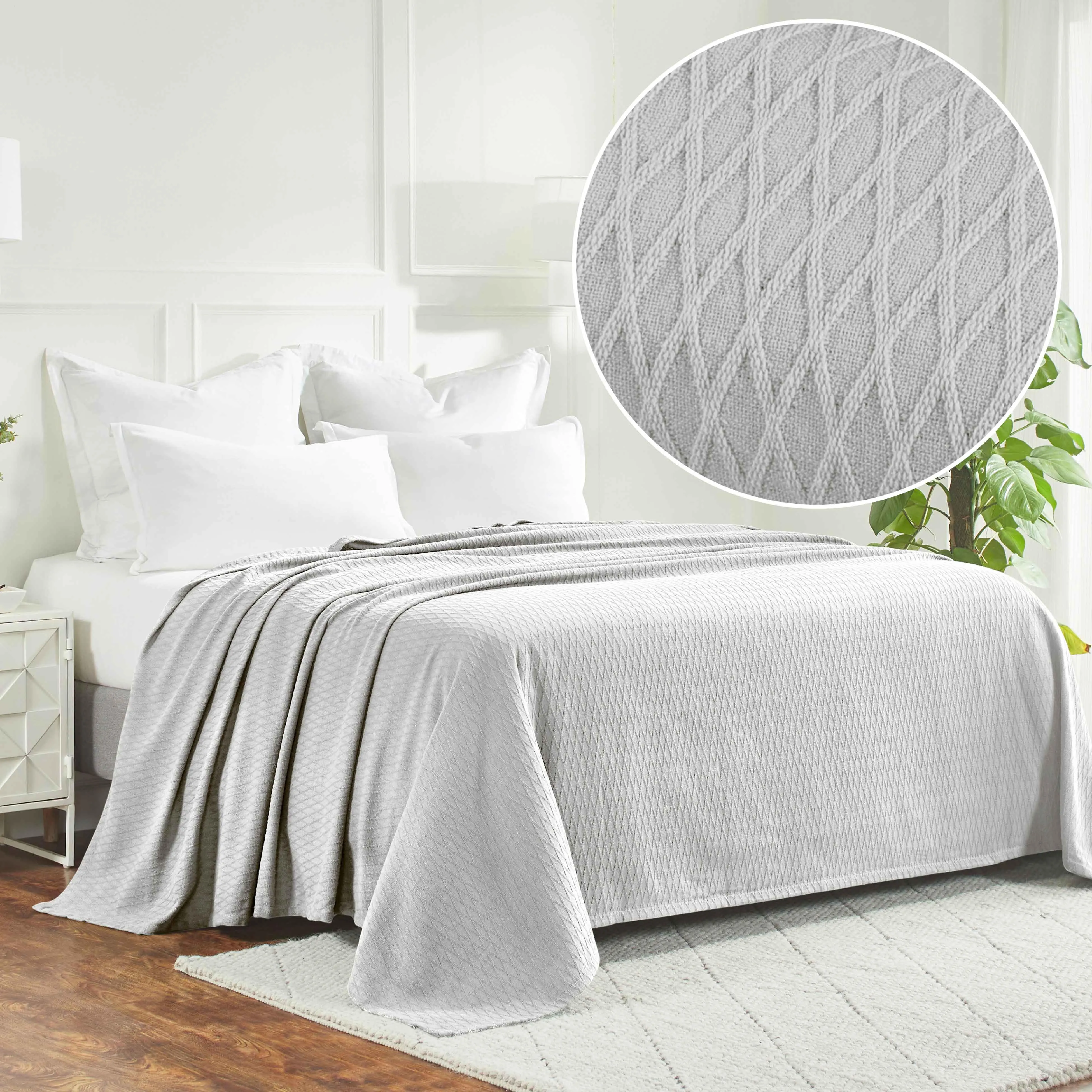 Diamond All-Season Cotton Blanket