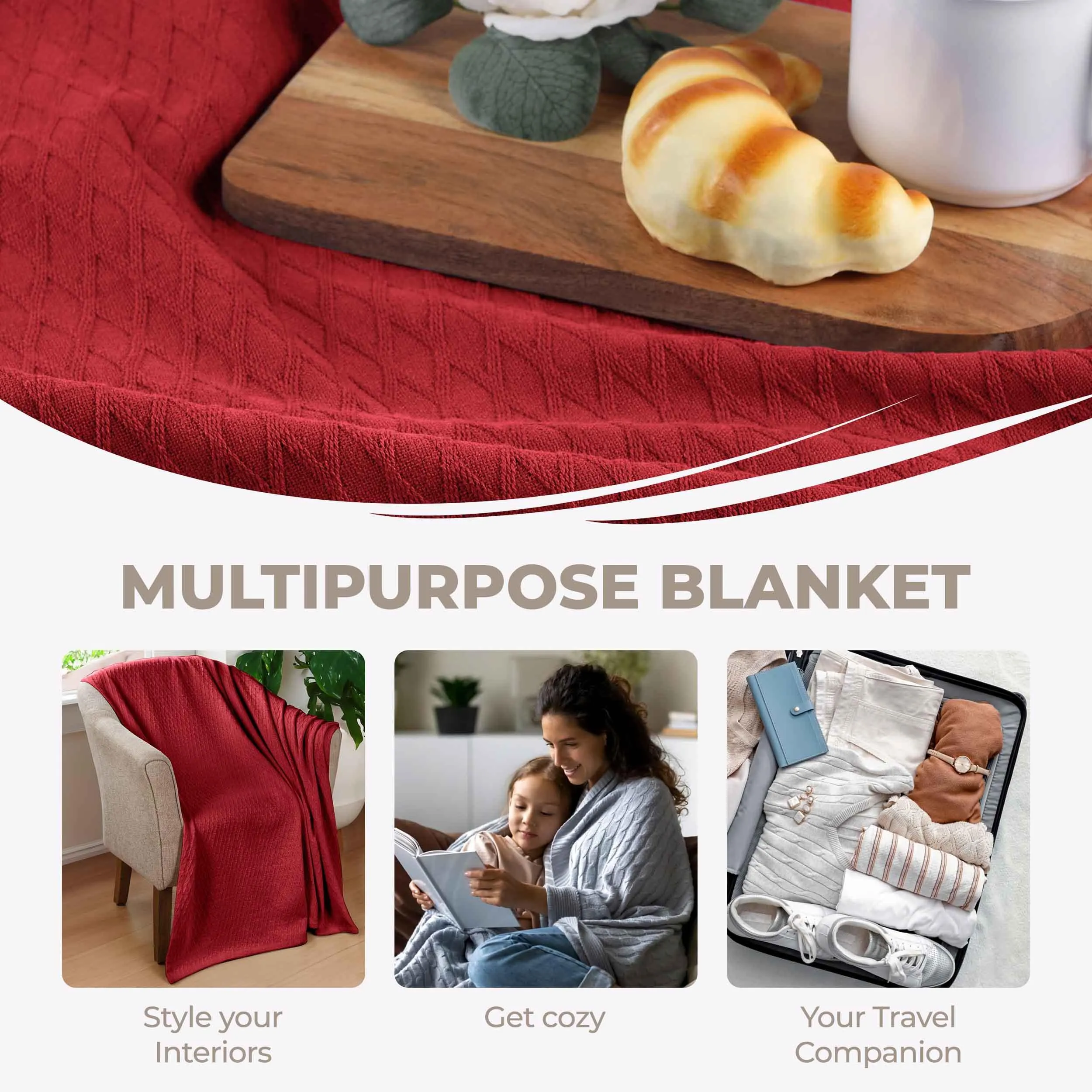 Diamond All-Season Cotton Blanket
