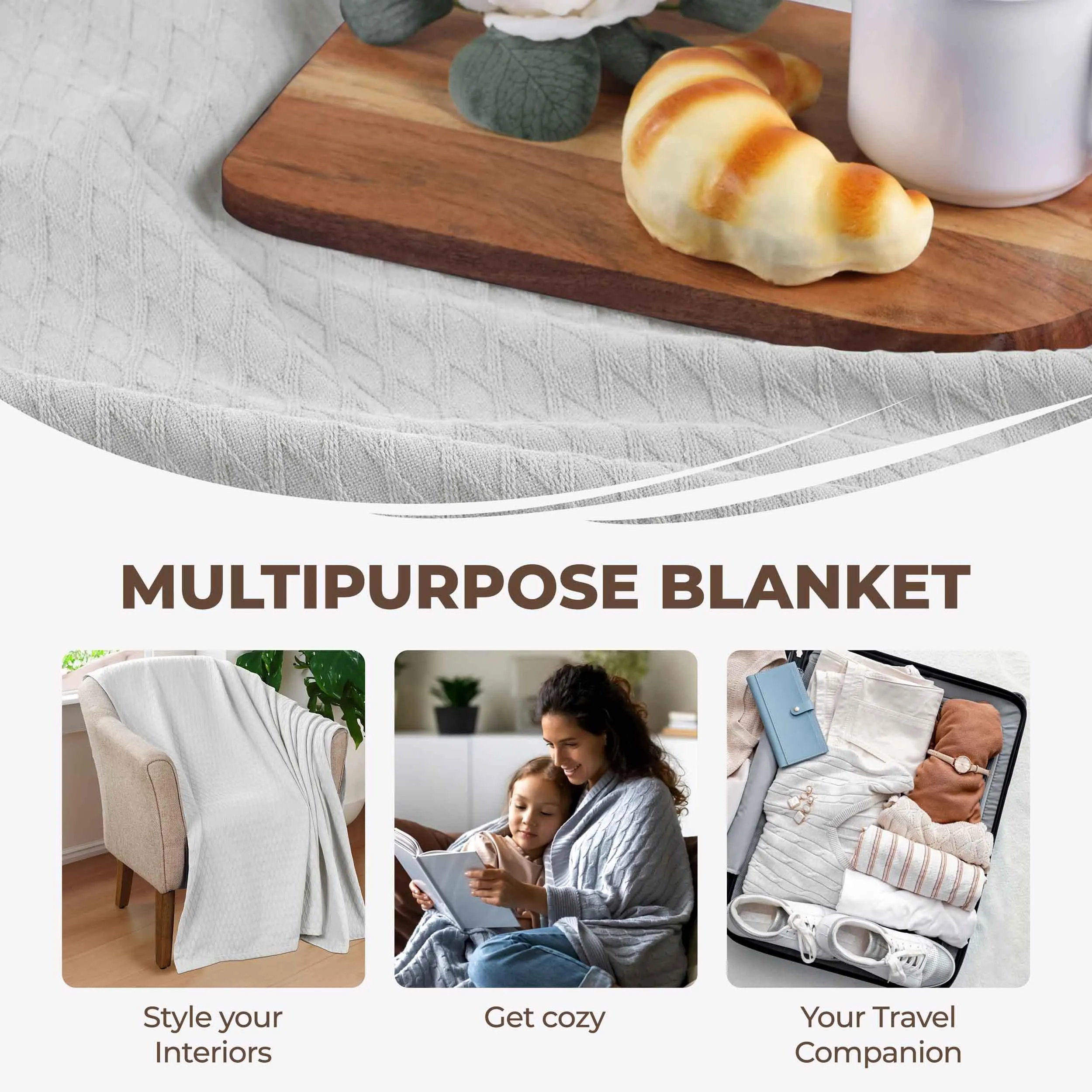 Diamond All-Season Cotton Blanket