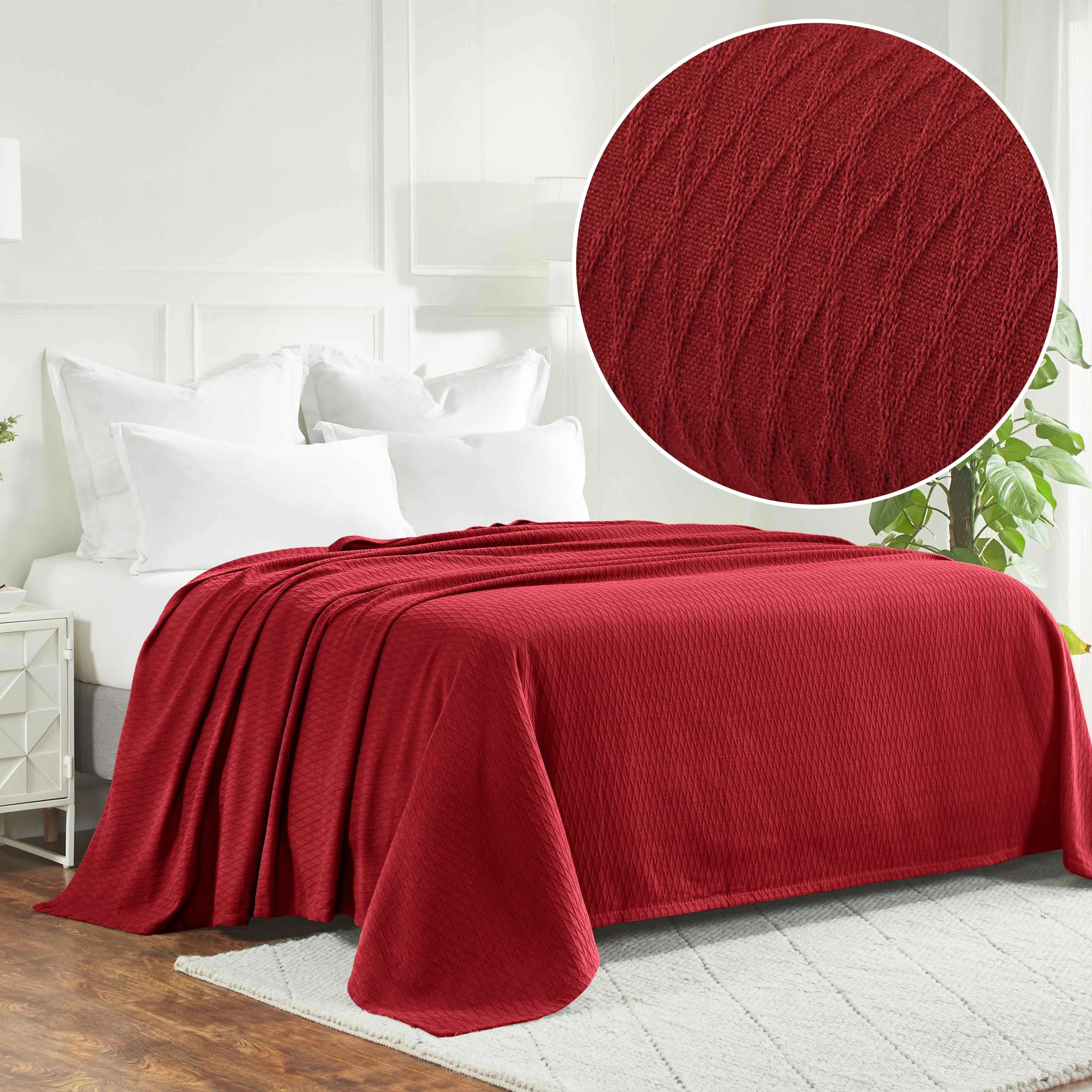 Diamond All-Season Cotton Blanket