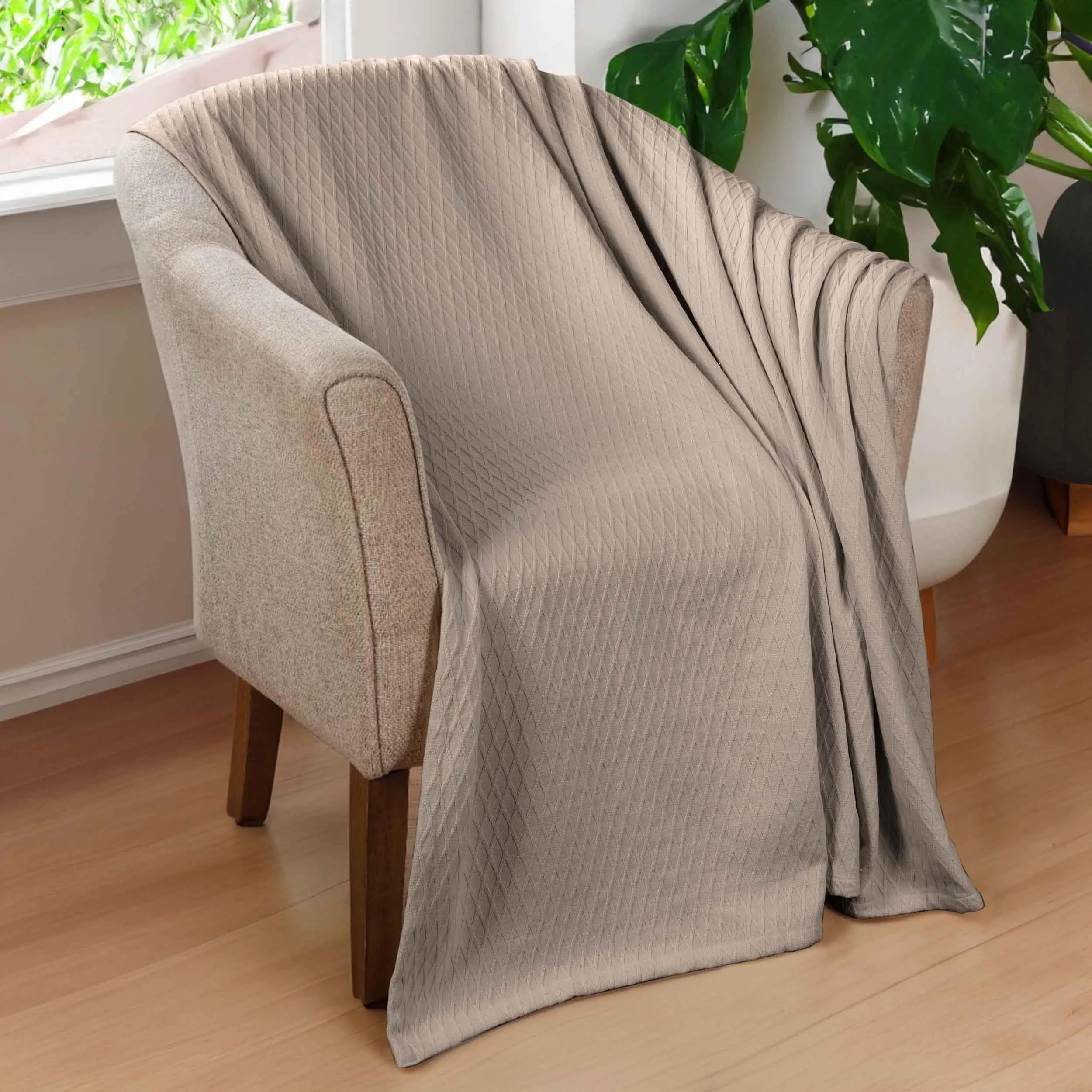 Diamond All-Season Cotton Blanket