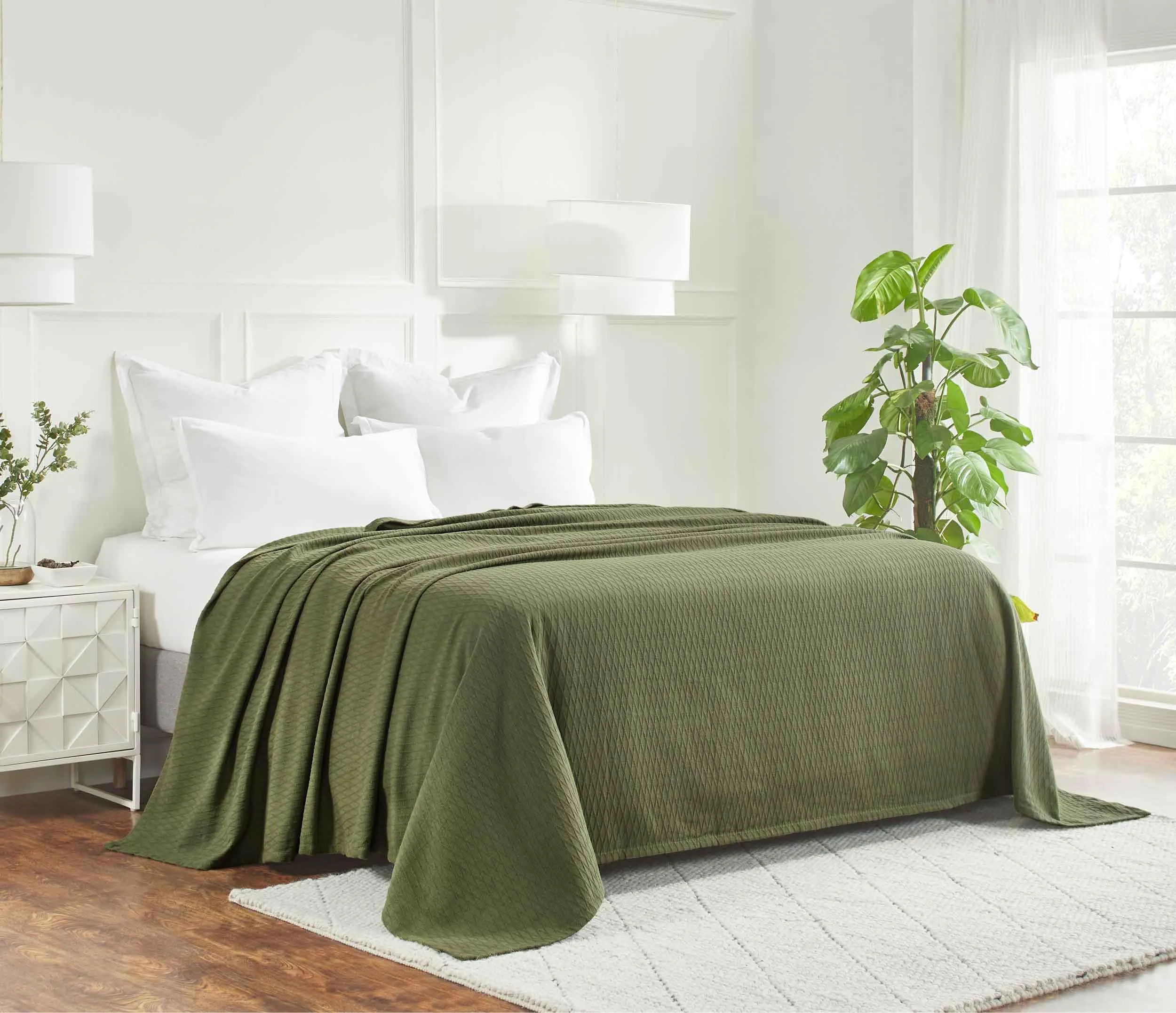 Diamond All-Season Cotton Blanket