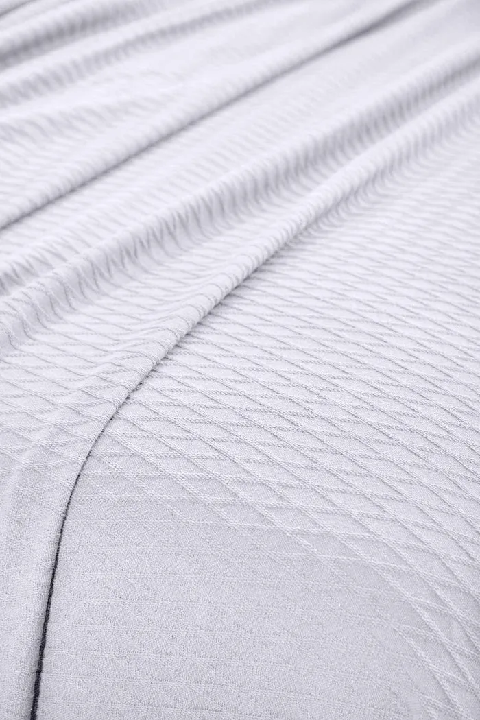 Diamond All-Season Women Cotton Blanket Throw