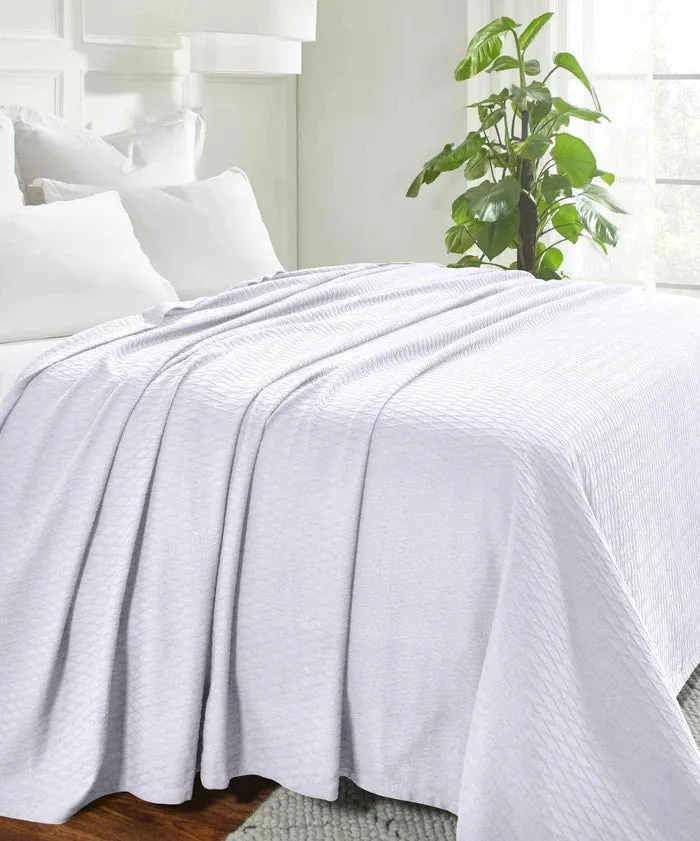 Diamond All-Season Women Cotton Blanket Throw