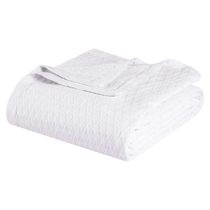 Diamond All-Season Women Cotton Blanket Throw