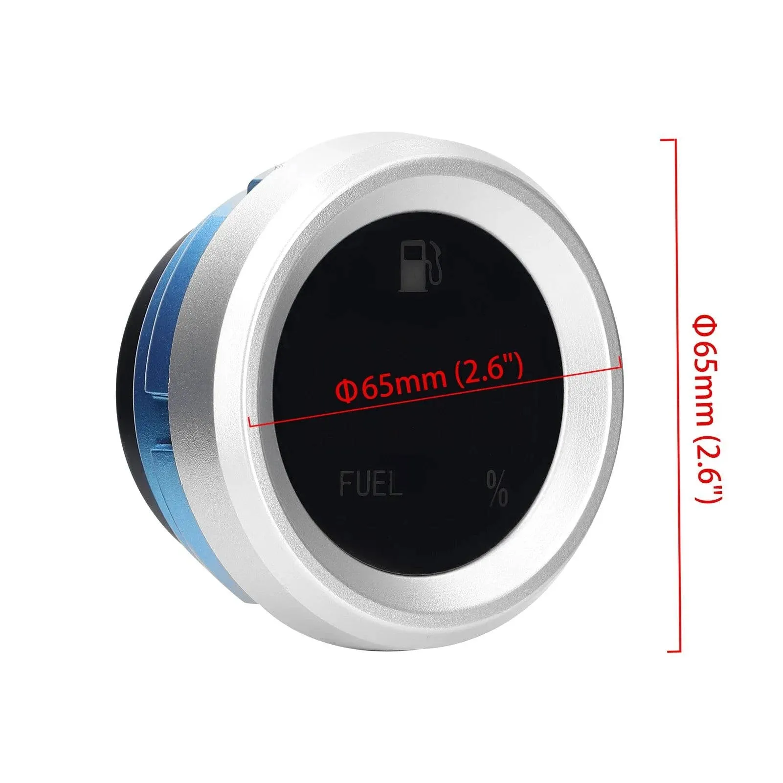 Digital Fuel Level Gauge with Flashing Alarm Car Fuel Level Meter 9-35V Fuel Level Tester for Auto Motorcycle Accessories