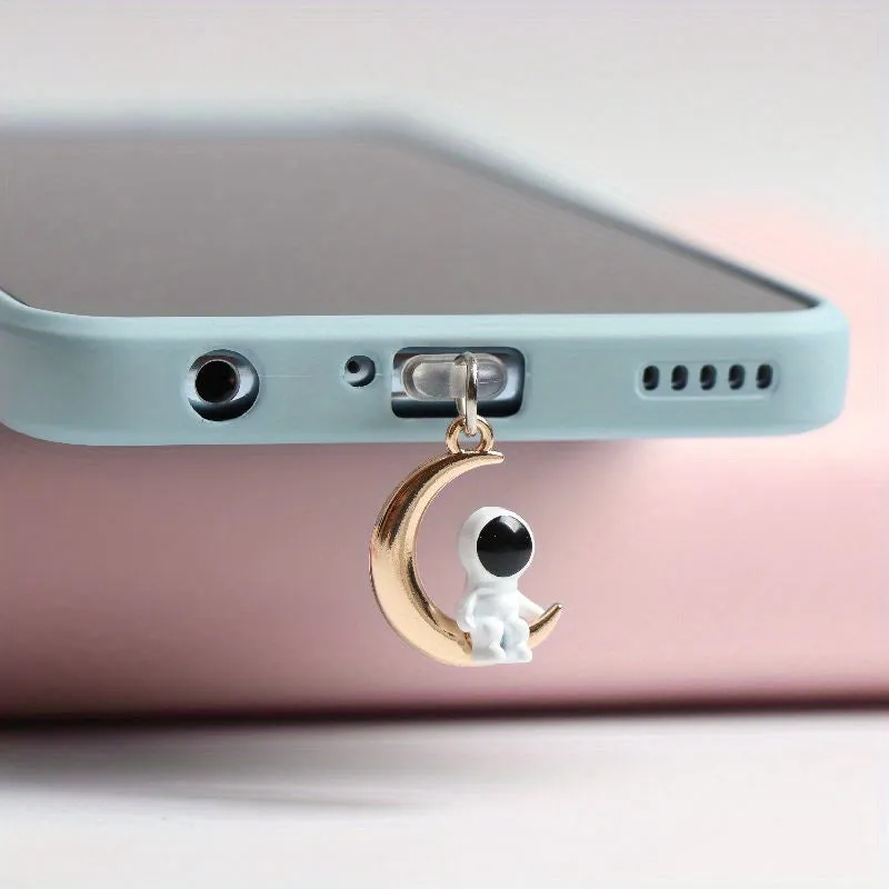 DIY Astronaut Stereo Pendant for Universal Mobile Phone Plug