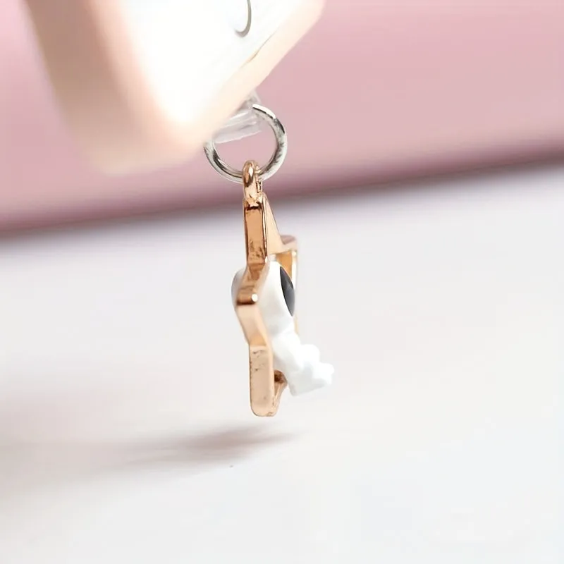 DIY Astronaut Stereo Pendant for Universal Mobile Phone Plug