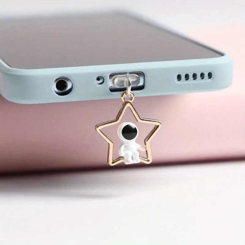 DIY Astronaut Stereo Pendant for Universal Mobile Phone Plug