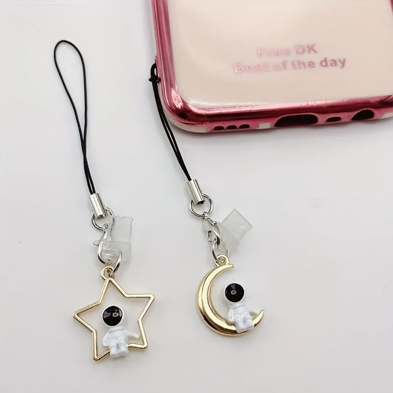DIY Astronaut Stereo Pendant for Universal Mobile Phone Plug