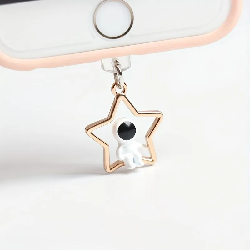 DIY Astronaut Stereo Pendant for Universal Mobile Phone Plug