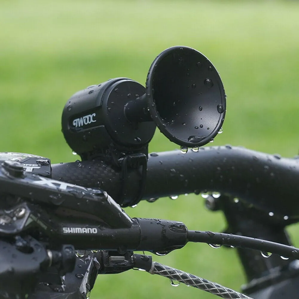 Electric Bike Bell 120dB Mini Bicycle Horn Battery Powered Waterproof for MTB Mountain Bike Road Bike Electric Scooter
