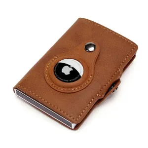 Essential Modern Wallet with AirTag Holder RFID Blocking - Cross & Crown