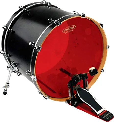 Evans Hydraulic Red Bass Drum Head, 20 Inch