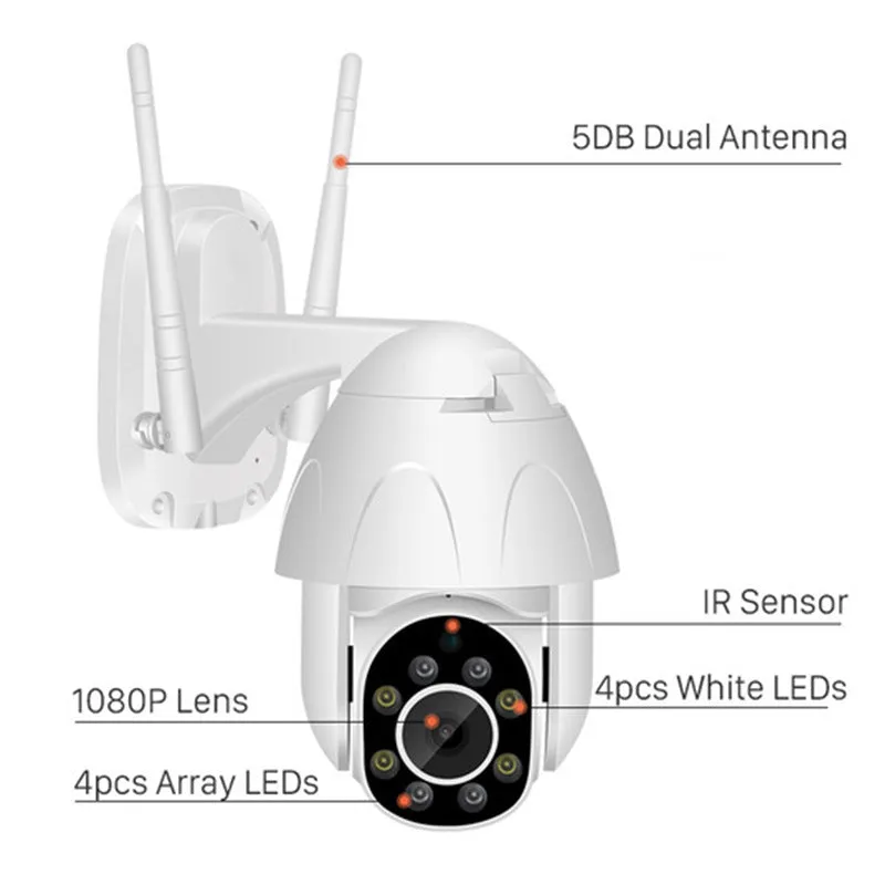 Fashion Night Vision HD Outdoor Security Camera