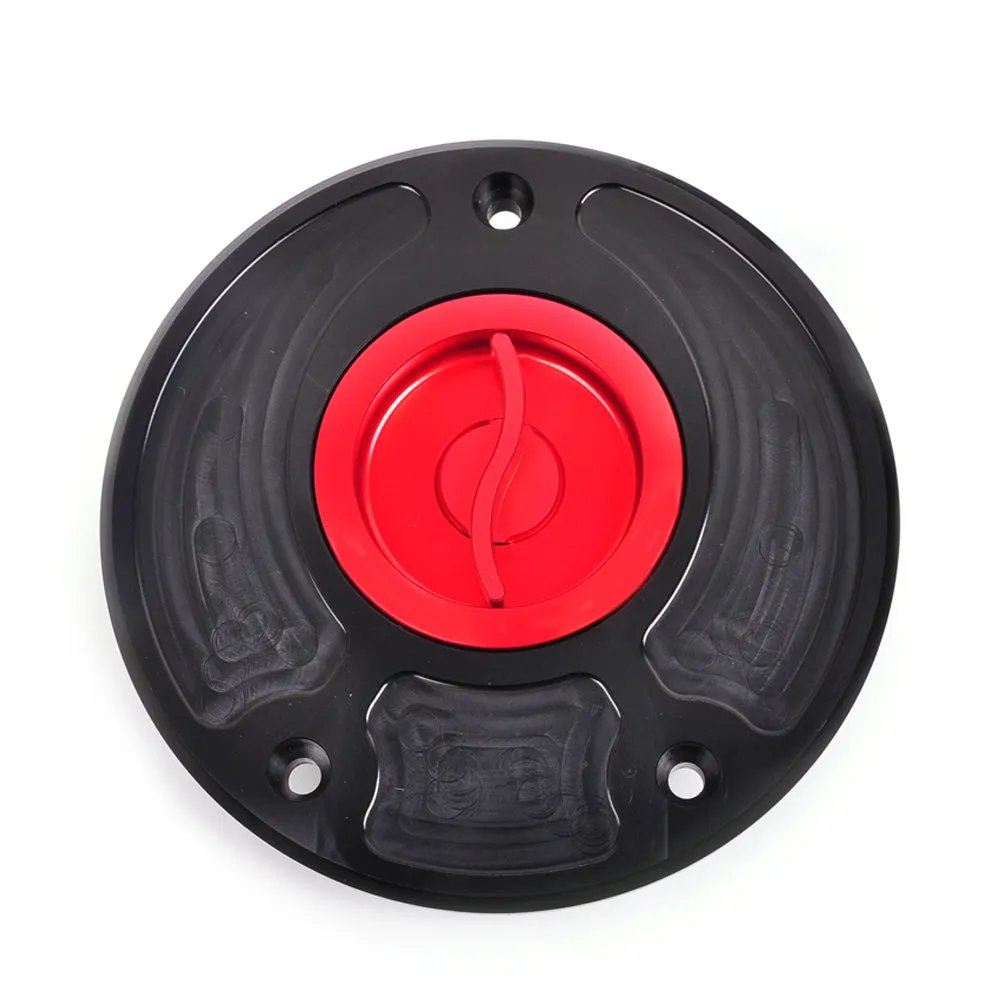 Fit Kawasaki ZX6R ZX6RR Ninja 650R 1/4 Quarter Quick Lock Fuel Cap