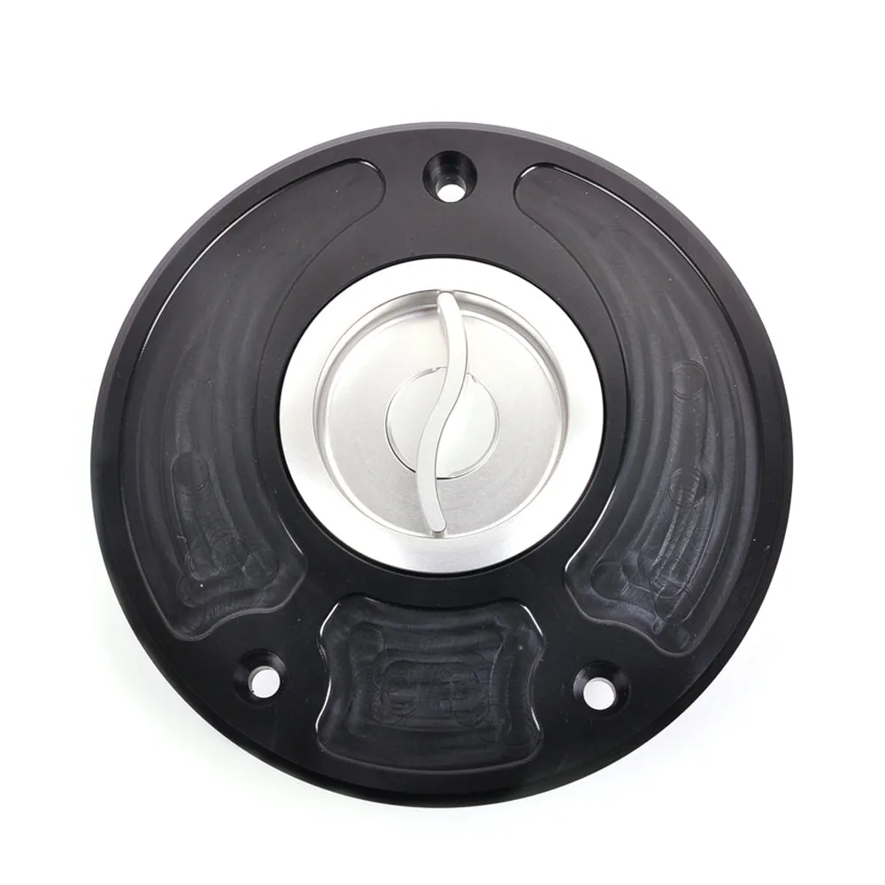 Fit Kawasaki ZX6R ZX6RR Ninja 650R 1/4 Quarter Quick Lock Fuel Cap