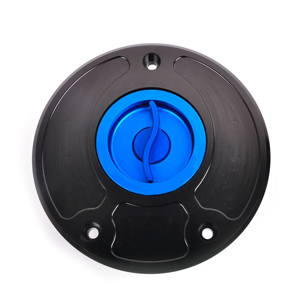 Fit Kawasaki ZX6R ZX6RR Ninja 650R 1/4 Quarter Quick Lock Fuel Cap