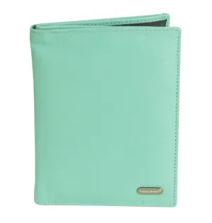 Franco Bonini - 3047 Leather Passport & Credit Card Cover - Ocean