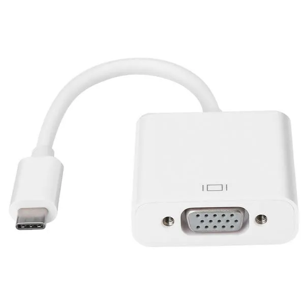 Gizzu 1080P Type-C to VGA Adapter Poly