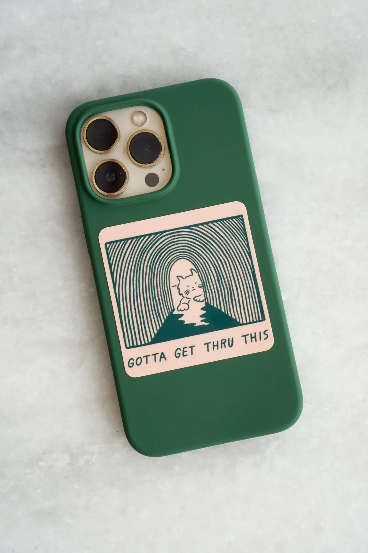 Gotta Get Thru This Vinyl Sticker