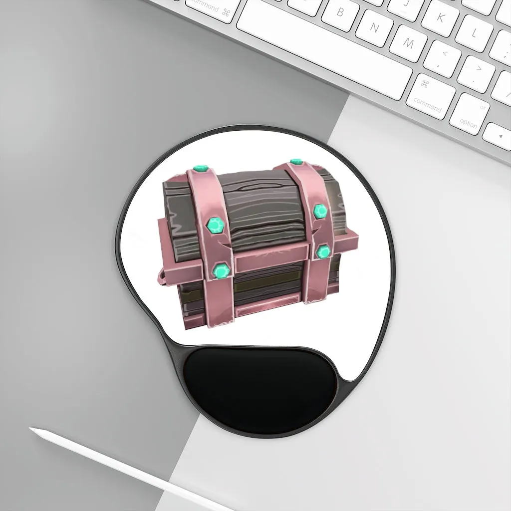 Hand-Painted Chest Mouse Pad With Wrist Rest