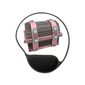Hand-Painted Chest Mouse Pad With Wrist Rest