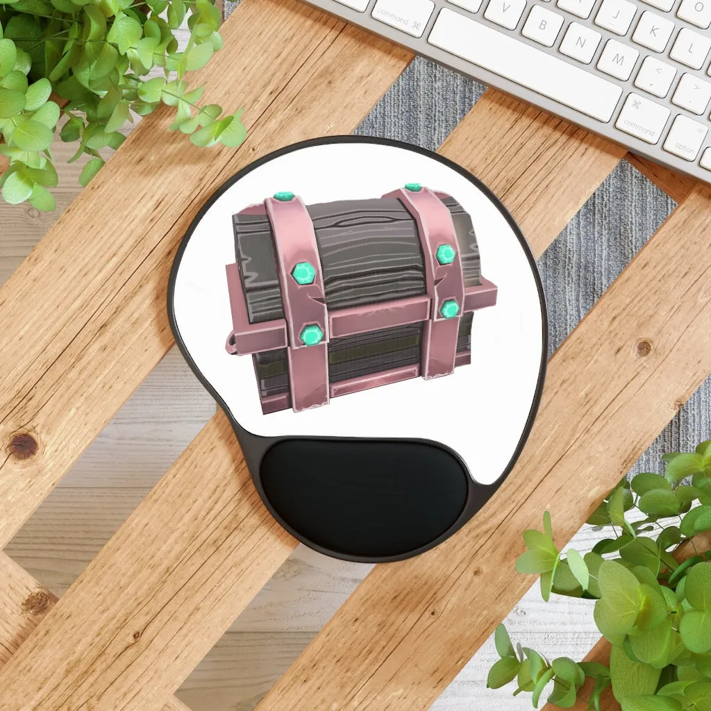 Hand-Painted Chest Mouse Pad With Wrist Rest