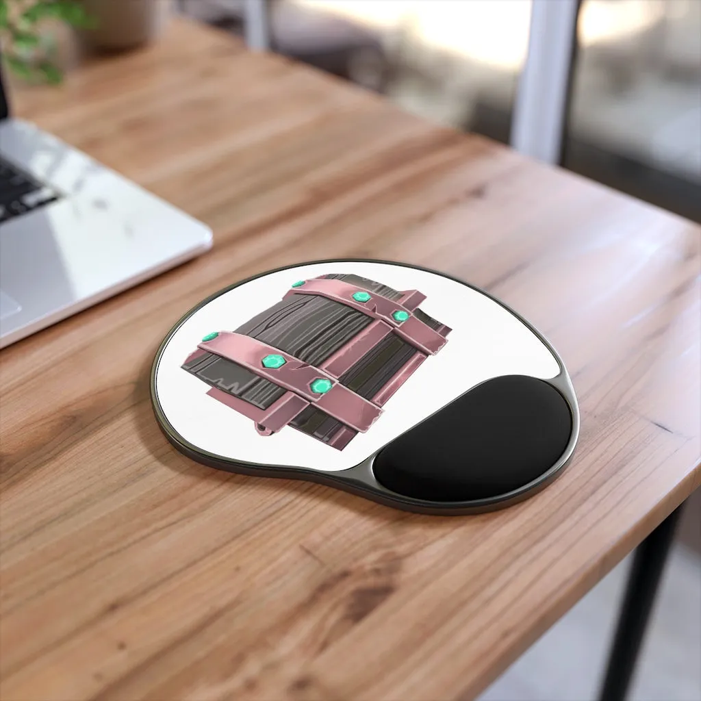 Hand-Painted Chest Mouse Pad With Wrist Rest