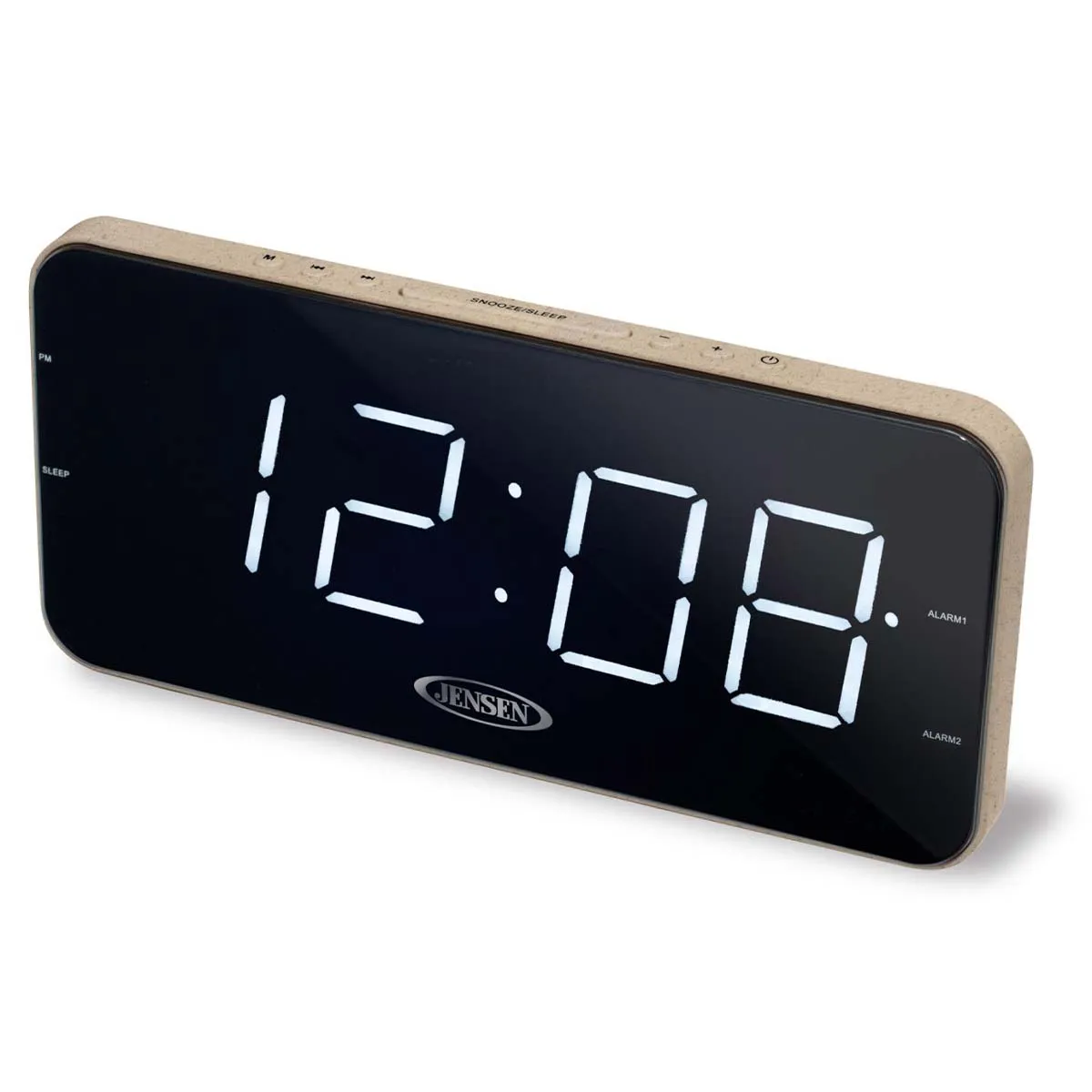 Jensen Audio AM/FM Dual Alarm Clock Radio