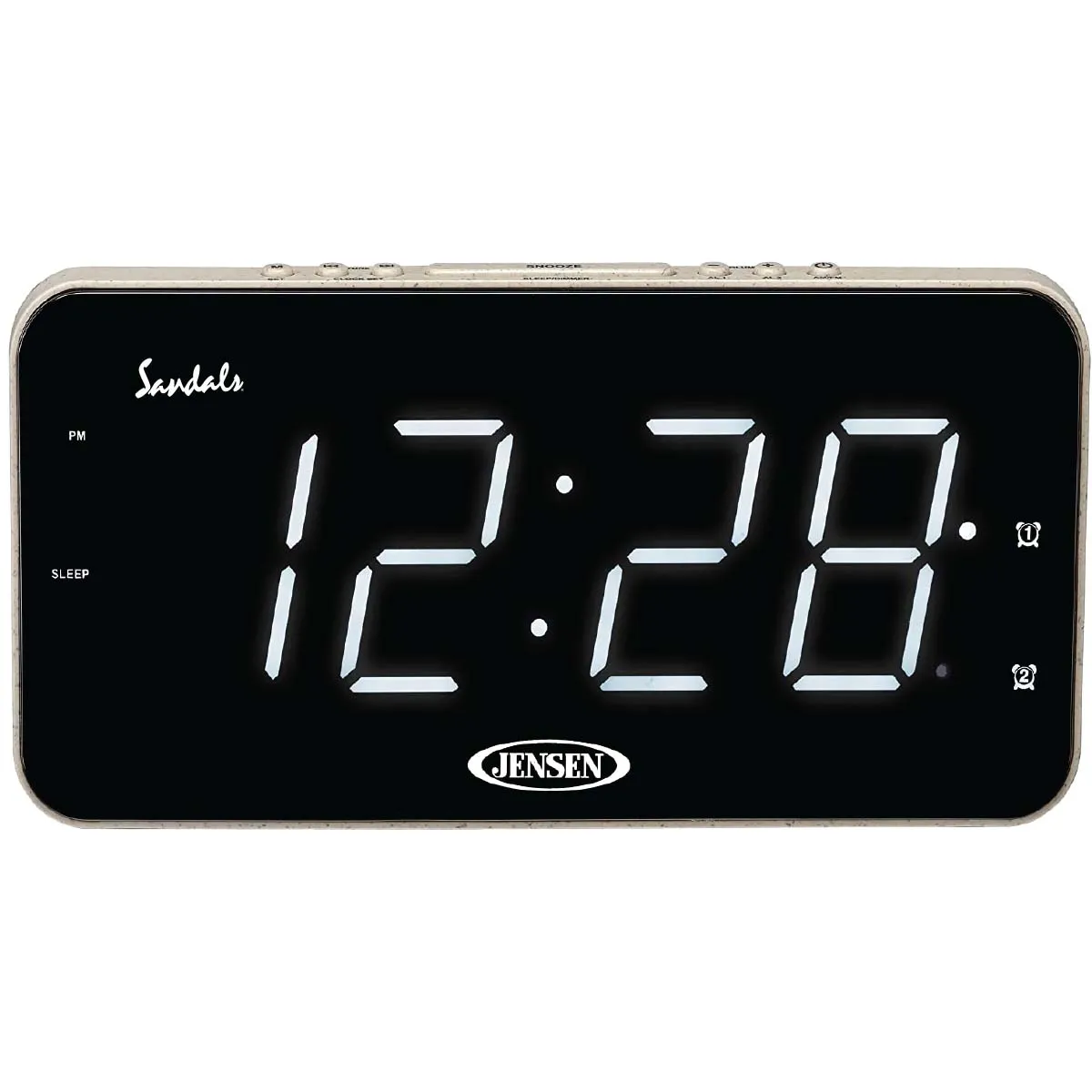 Jensen Audio AM/FM Dual Alarm Clock Radio
