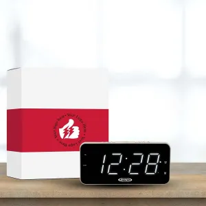 Jensen Audio AM/FM Dual Alarm Clock Radio