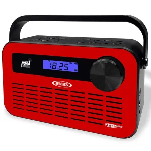 Jensen Audio Portable Digital AM/FM Weather Radio with Weather Alert