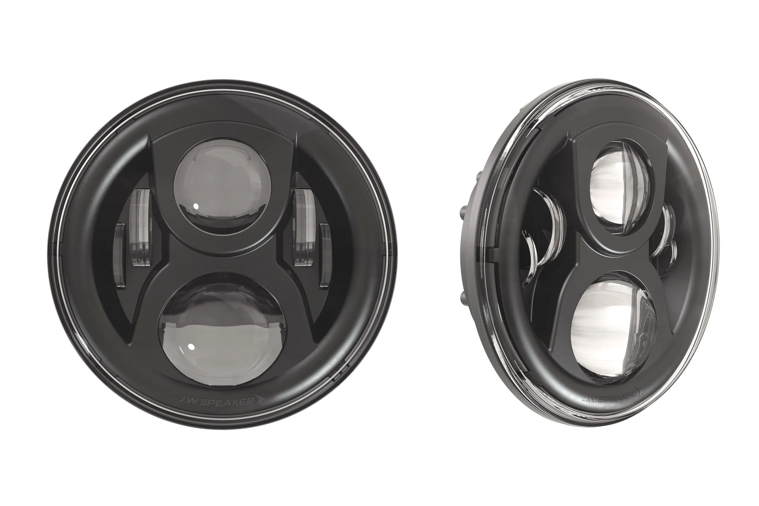 JW Speaker: 8700-EVO2-DB 12/24V DOT Headlamp (Chrome)