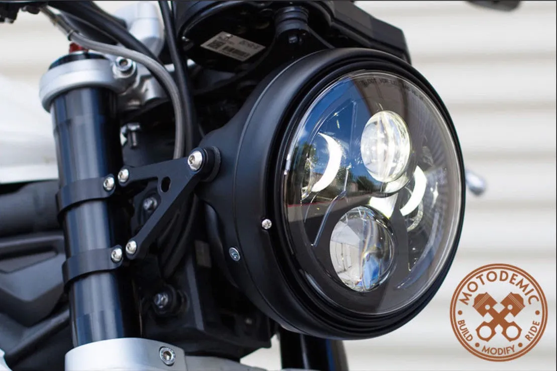 JW Speaker: 8700-EVO2-DB 12/24V DOT Headlamp (Chrome)
