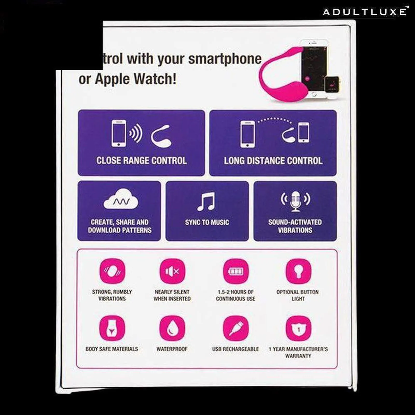 Lovense Lush 2.0 Sound Activated Vibrator