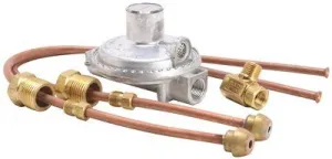 Low Pressure Regulator 2 Tank Hookup 20 In. Pigtails