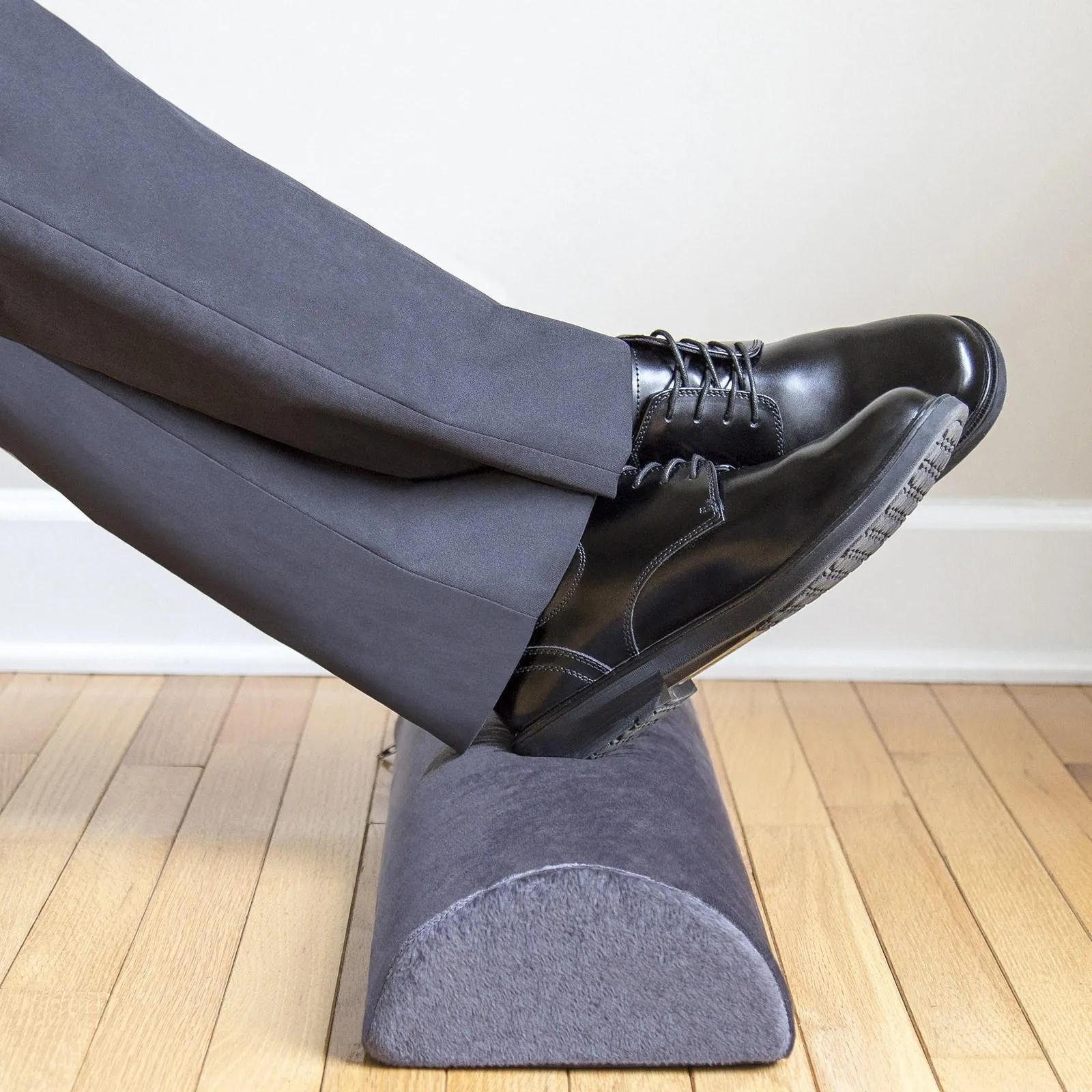 Memory Foam Office Under Desk Foot Rest Cushion with Plush Casing