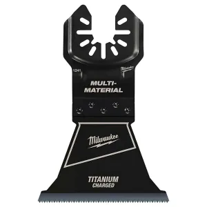 MILWAUKEE® OPEN-LOK™ 2-1/2" TITANIUM CHARGED™ Bi-Metal Multi-Material Multi-Tool Blades 3PK