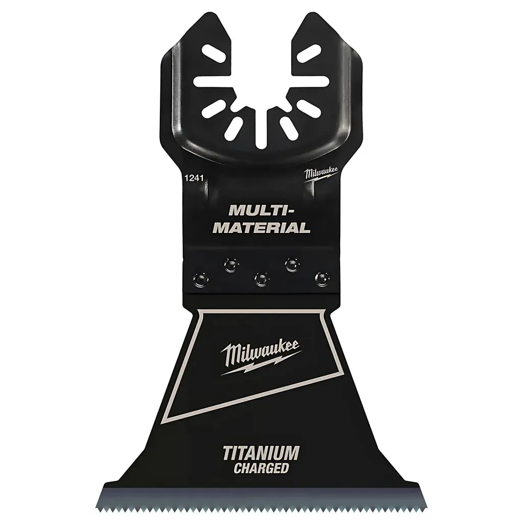 MILWAUKEE® OPEN-LOK™ 2-1/2" TITANIUM CHARGED™ Bi-Metal Multi-Material Multi-Tool Blades 3PK